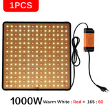 Ultra Thin 2500W LED Grow Light Full Spectrum Phyto Lamp AC85-240V EU US Plug For Greenhouses Indoor Led Plant Lamp For Hydroponic