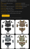 High Quality!Tactical Military Armor Fullbody Suit Set Outdoor Multi Detachable Vests for Hunting Airsoft Shooting CS Wargame Protective Equipment