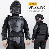 High Quality!Tactical Military Armor Fullbody Suit Set Outdoor Multi Detachable Vests for Hunting Airsoft Shooting CS Wargame Protective Equipment