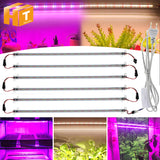 LED Grow Light 220V 75 LEDs 50cm LED Grow Tube 2-12pcs with EU Plug Sunlike Full Spectrum For indoor Flower Rack Plants Growing.