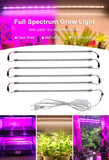 LED Grow Light 220V 75 LEDs 50cm LED Grow Tube 2-12pcs with EU Plug Sunlike Full Spectrum For indoor Flower Rack Plants Growing.