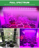 LED Grow Light 220V 75 LEDs 50cm LED Grow Tube 2-12pcs with EU Plug Sunlike Full Spectrum For indoor Flower Rack Plants Growing.