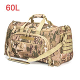 50L Or 60L Large Capacity Waterproof Gym bag Men Sports Travel Bags Military Tactical Duffle Luggage Outdoor FitnessTraining Bag