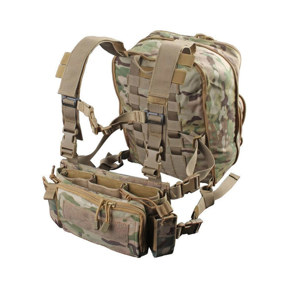 New Design! MOLLE Chest Rig Mochila Military Vest Flatpack Tactical Backpack Armor Rifle AK M4 Hanger Nylon Rucksack Hunting Army Bag