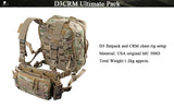 New Design! MOLLE Chest Rig Mochila Military Vest Flatpack Tactical Backpack Armor Rifle AK M4 Hanger Nylon Rucksack Hunting Army Bag