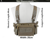 New Design! MOLLE Chest Rig Mochila Military Vest Flatpack Tactical Backpack Armor Rifle AK M4 Hanger Nylon Rucksack Hunting Army Bag