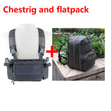 New Design! MOLLE Chest Rig Mochila Military Vest Flatpack Tactical Backpack Armor Rifle AK M4 Hanger Nylon Rucksack Hunting Army Bag