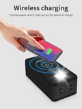 99000mah Power Bank Solar Wireless Fast Charging LED Light Portable Phone Charger External Battery For Xiaomi iPhone Samsung